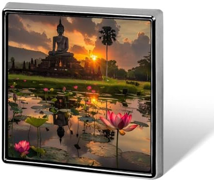 Sukhothai – Thailand, quadratisches Abzeichen, Metall-Anstecknadel, individuelle Brosche, Gedenknadeln für Frauen und Männer