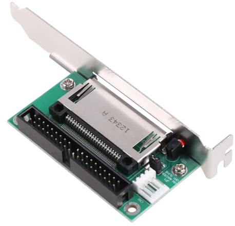 FIRSTXIU Adaptateur convertisseur 39 broches 40 broches CF Compact Flash Card vers 3.5 IDE Carte d'extension de bureau avec lunette
