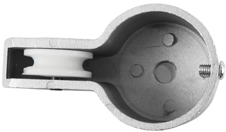 Enwye Accessories Repair Stationary Flagpole with Nylon Pulley Heavy Duty Cast Aluminum Flagpole Parts for 2 Inch Flagpoles