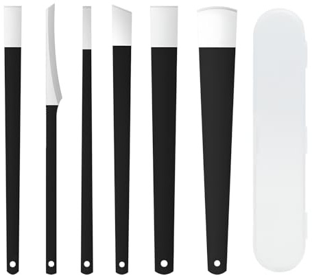 Kit Pedicura 6 Piezas Acero Inoxidable Set Pedicura Profesional Pies con Corrector Uñas Encarnadas, Podología Herramientas, Set Manicura Pedicuras con Estuche Compacto