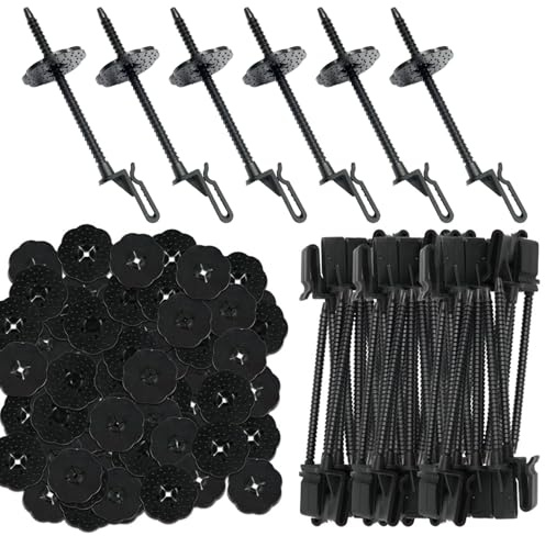 Whyzsjnclg Bird Guard For Solar Panels, Solar Panel Bird Proofing Kit, Nylon Wire Fence Panel Clips Multi-Use Animal Guard Roll Kit for Various Mesh Pigeon Fence, Stop Pigeon Access