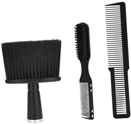 KiBcsLic Styling Comb Kits Flat Top Finishing Brush Multifunction Hair Styling Tool Portable Separating Brush Barber Comb Set