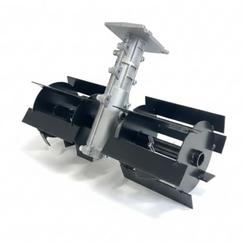 MAKA Gruppo Zappette per Decespugliatore Ø26 mm a 9 Denti – Accessorio Motozappa Fresatrice Terreno, Testa Zappatrice Universale per Fresare, Sarchiare e Arieggiare il Suolo (Diserbatrice)