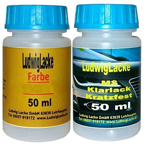 LudwigLacke Lackstift Set Renault Gris Eclipse Metallic TEB66 Bj.00-12