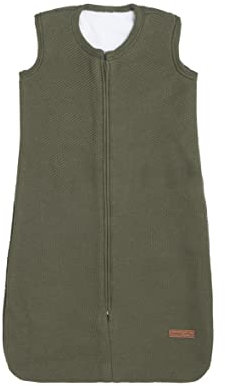 Baby's Only - Baby Schlafsack aus Baumwolle mit Teddyfutter - 3.6 TOG - 70 cm - Strampelsack für Jungen und Mädchen - von 0 bis 6 Monate - Khaki