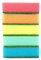 IDEA HOME-5er Set XXL Küchenschwamm, Topfschwamm, Zweiseitig Reinigungsschwamm Mehrzweck Putzschwamm, Maxi, Mehrfarbig, 100 x 70 x 30 mm