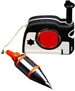DEWIN Senklot-Setter 4,5m Selbstaufziehender Schnur Schnellstabilisierende Spule automatisch zurückspulendem Kabel Schnellstabilisierender Bob