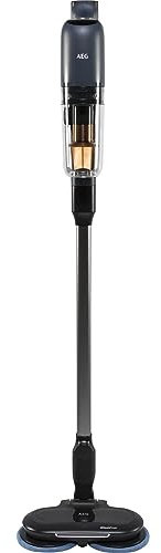 AEG HYGIENIC 7000 AP71B14WET Akku-Staubsauger /sehr leicht 2,2 kg / 60 % Recyclingmaterial / bis zu 50 Min. Laufzeit/120 m² / 5-Stufige Filtration / Feuchtreinigung / alle Böden / inkl. Zubehör / blau