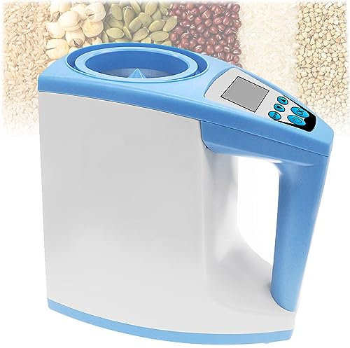QUTBAG Humidimètre numérique pour céréales, testeur d'humidité des céréales Portable avec Erreur d'affichage LCD < 0,5%, hygromètre de Haute précision pour café, Riz, blé, cacahuète, soja, maïs.