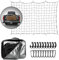 TeamObsidian Filet Remorque Voiture 182.88 x 121.92cm - Filet pour Remorque Extensible en Latex avec 12 Mousquetons 12 Crochets et Sac de Transport - Accessoire Remorque Bagage SUV Bateau