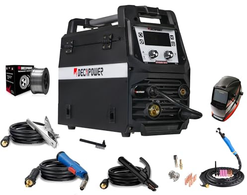 Decapower Poste à Souder SYNMIG-200Amp TIG WIRE PRO 4en1 MIG Gaz, Équipement de soudage