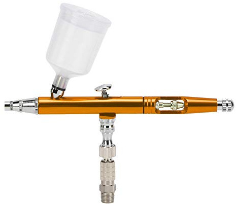 Dekaim Malerei Airbrush Pistole Malerei Airbrush Pistole Mini Set Schwanz Externe Anpassung DIY Sprühwerkzeug 20CC/40CC Gold