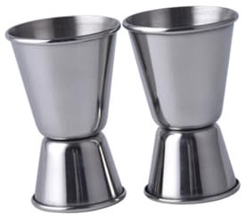 FELTECHELECTR Stainless Steel Double Cocktail Jigger 15/30ml Accurate Measuring Bar Tool for Home Kitchen and Restaurant Use