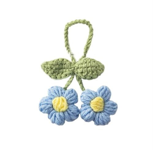 Fiori artificiali* Fiori all'uncinetto,Fiori lavorati a maglia,Fiore all'uncinetto Giglio Orchidee Pendenti Fiore lavorato a mano Decorazione for auto Ciondolo for borsa Accessorio appeso Fiori lavora