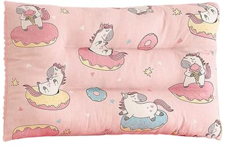 Baoqifong Almohadas Infantiles para Dormir - Almohada Pequeña con Diseños Animados - Cojín Decorativo Bonito para Cama Suelo Viaje Lectura Coche y Sofá