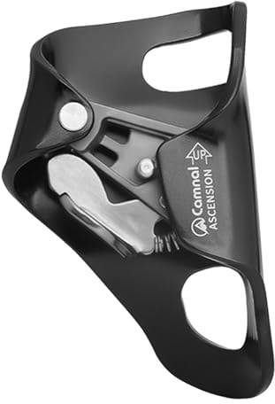 mophrati Handsteigklemme, Abseilausrüstung, Aluminiumlegierung, leicht, zuverlässig, Kletterausrüstung, Bruststeigklemme, Baumklettern, Felsenklettern, Rigging Klemme