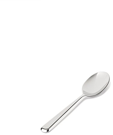 Alessi BG02/8 Amici 6 Stück Kaffeelöffel,Edelstahl 18/10