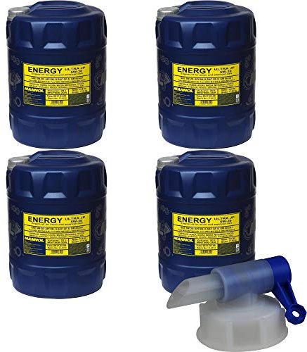 4x 20 Liter Orignal MANNOL Motoröl Energy Ultra JP 5W-20 API SN Engine Oil Öl