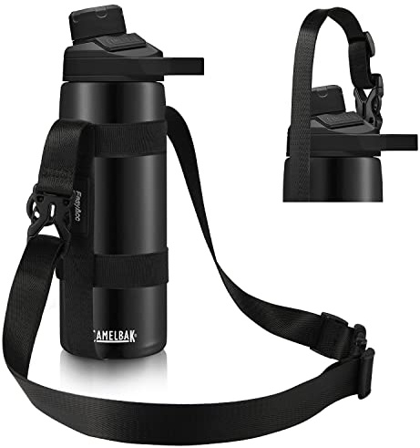 EasyAcc Water Bottle Holder Strap Sling, for Owala FreeSip 24 32 40 oz, Hydro Flask, Cirkul, Yeti, Stanley Flip, Universal Water Bottles, with Carabiner, for Walking Curise Travel (Bottle Excluded)