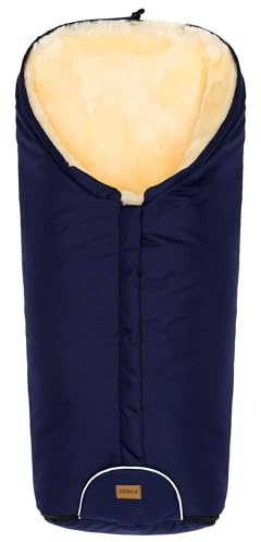 Fillikid Winterfußsack Tacama Exklusiv, Lammfell | Für Kinderwagen & Buggy, atmungsaktiv, wind- & wasserabweisend