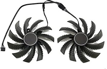 YALLS 95 Millimetri PLD10010S12H RTX2060 RTX2070 GTX 1660Ti Compatibile for Gigabyte RTX 2060 2070 Super Scheda Video Grafica Ventola di Raffreddamento (Color : AB 2PCS)