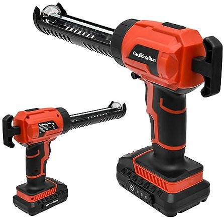 HOUWJYAI Cordless Caulking Gun, Caulking Tool Kit/Battery Powered Caulk Gun Hand Caulking Guns/Battery Powered Caulk Gun - Tools Home Improvement