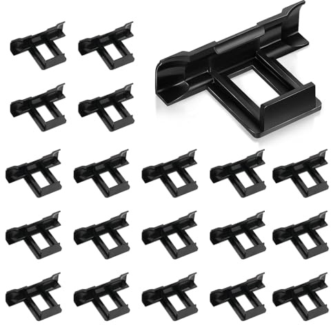 Ouzionz Solarpanel Wasserablauf Clips Entwässerung Clips Solarpanel Schlammentfernungsclip PV Module Reinigung Clips für Wasserablauf Solarmodul 20 Stück*35mm