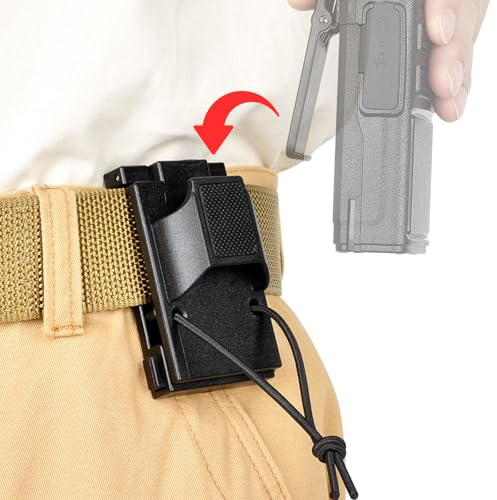 iGuerburn Funkgeräte Holster Walkie-Talkie Halterung, Motorola Funkgerät zubehör Gürtelclip Funkgerät Tasche Ausrüstung für die Strafverfolgung