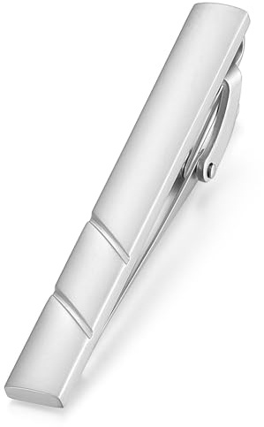 HONEY BEAR Hochwertig Herren Krawattennadel Krawattenklammer Tie Clip aus Edelstahl,5.4cm,MEHRWEG