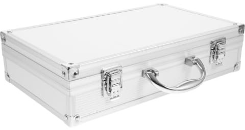 SECFOU Mikrofonkoffer Hartschalenbox Für Mikrofon Aufbewahrungsbox Mit Griff Organizer Für Reise Und Outdoor Schützt Vor Kratzern Und Stößen Passt Für Kabel Und Zubehör