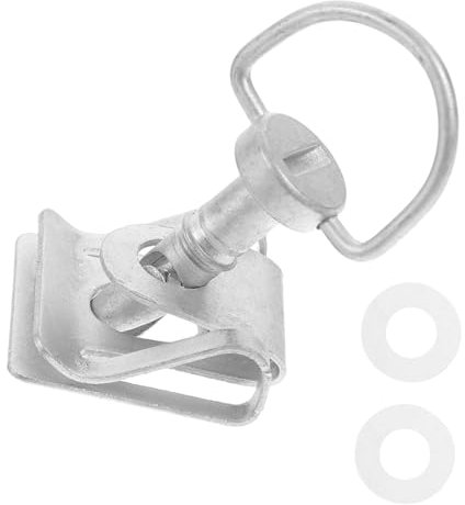 TINEASUR 1set Fissaggi Per Copertura e Targhe Auto Metalliche Per Installazione Facile e Compatibili Veicoli