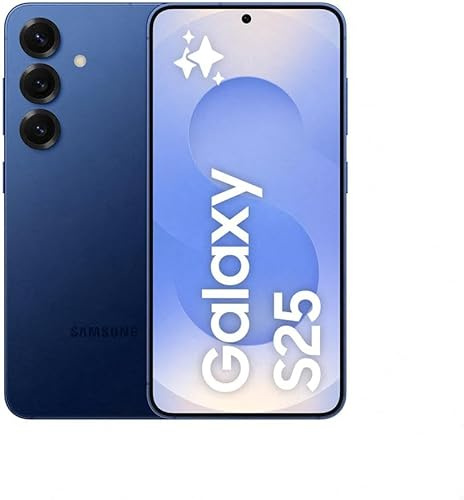 Samsung Galaxy S25 AI Smartphone mit Galaxy AI, Ohne Vertrag, Handy mit Android, 12 GB RAM, 128 GB Speicher, 50-MP-Kamera, Navy, 3 Jahre Herstellergarantie [Exklusiv auf Amazon]