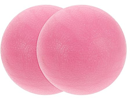 WOONEKY 2 Stück Tpe Massagebälle Faszienball für Tiefengewebsmassage und Muskelentspannung Weich Rund für Yoga und Fitness Massage
