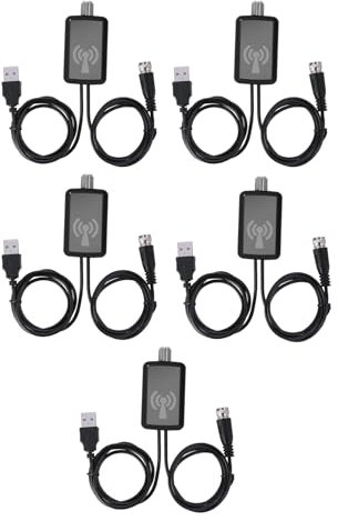 PAGJHRFJG 5X HDTV Aerial Amplifier Signal Booster TV HDTV Antenna with USB Power Supply Kits