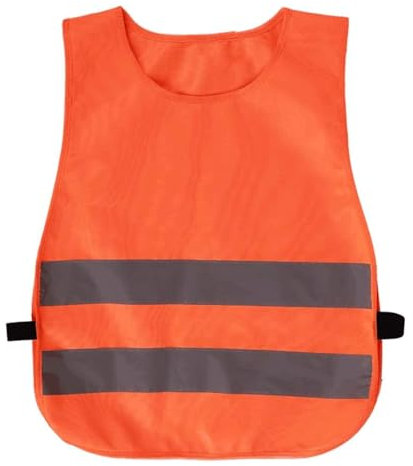 GOOZHI Sicherheitsweste Lightweight Reflective, Sicherheitsweste for Kinder, reflektierende Sicherheitswesten, 360° hohe Sichtbarkeit, atmungsaktiv(Pink_L)