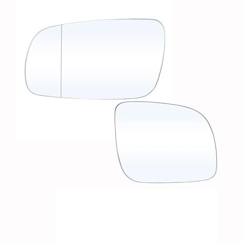 Fahrerseite Außenspiegel Für VW Für Golf 4 Für Jetta Für MK4 Links Und Rechts Seite Flügel Spiegel Weiß Glas Rückansicht Außen Spiegel Konvexen Außenspiegel Glas(Left and Right)