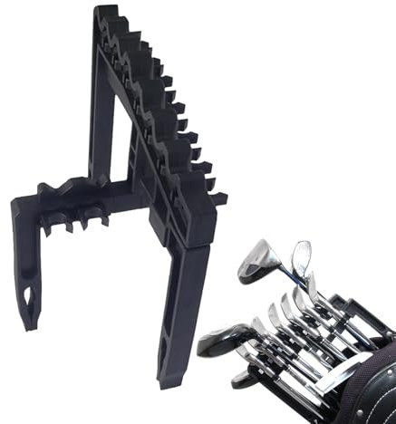Golfschlägerhalter, wiederverwendbarer Rahmen für Golfschläger, Organizer, Halterung für Golfschläger für Tasche, leicht, für den Innenbereich, für Damen und Herren