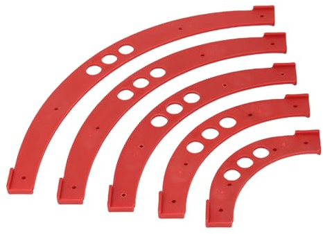 Aramox Plantilla de Radio de Esquina del Enrutador con Marcas Precisas R100 R150 R200 R250 R300 para la Ventana de la Puerta de Muebles