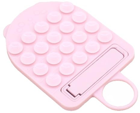 XUKZIMA Supporto per Telefono 2-in-1 Multifunzione con Ventosa in Silicone, Autoadesiva Antiscivolo Vivavoce per Selfie e Video