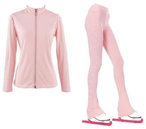 LIUHUO Eiskunstlauf-Trainingshose, Jacken, Mädchen, Damen, Fleece, warm, Trainingsanzug