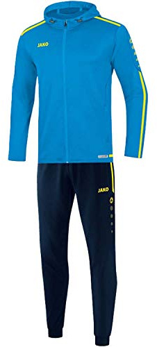 JAKO Herren Trainingsanzug Polyester Striker 2.0 mit Kapuze, weiß/marine, XXL, M9419