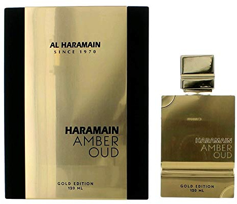 Al Haramain Amber Oud Gold Edition 120 ml | Lyxig Eau de Parfum | Unisex-parfym | Högkvalitativ arabisk doft för män och kvinnor | Oud-parfym att ge bort och för vardagen