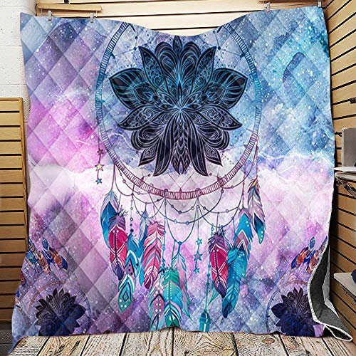 FANSU Tagesdecke Bettüberwurf Steppdecke Mikrofaser Doppelbett Einselbetten Tagesdecken Gesteppt Bettwäsche Sofaüberwurf Wohndecke Stepp Gesteppter Quilt (Traumfänger,226x260cm)