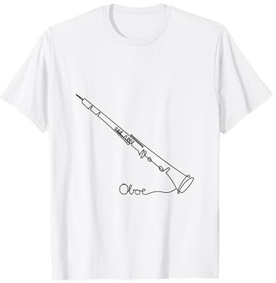 Hautbois au design de musique hautbois T-Shirt