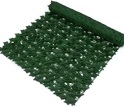 Künstliche Efeu Hecke Sichtschutz Sichtschutzwand Landschaftsbau Gartenzaun Balkonschirm Grün Kunststoff Garten Sichtschutzzaun HXJDP221130(Color:,Size:100x400cm)