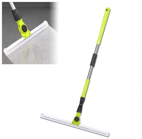 RYJYQYX Tira Acqua Pavimenti, con Manico Lungo 130 Cm Scopa in Silicone, Spatola per Pavimenti in Cemento per Pavimenti in Cemento,Piastrelle del Bagno