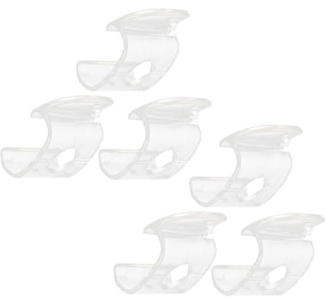 Ciieeo 6stücke Befestigungsclip Für Jalousien Klemmen Für Jalousien Volant-halteclips Ersatzclips Für Rollladenzubehör Befestigungsclips Für Volants Dekorative Vorhangclips Transparente v