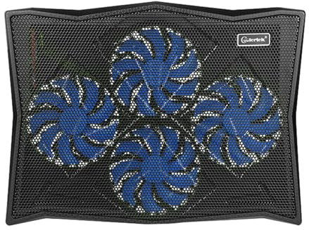 Laptop Cooling Pad Laptop Coolers Per Notebook Gaming Fan Stand Stabile Regolabile Con 2 Porta USB E Supporto Del Telefono