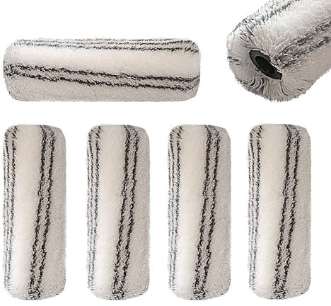 5 Stück Profi hochflor Malerrolle für raue Oberflächen Malerwalze Farbrolle Maler Walze Rolle 25cm lang Fassaden Malerrolle