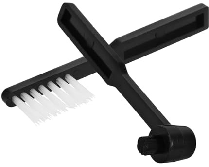 Angoily 2pcs Vinyl Record Stylus Cleaning Brush for Turntable and CD Static Needle Cleaner with Soft Bristles Small Portable Design for Dust Removal and Sound Quality Improvement